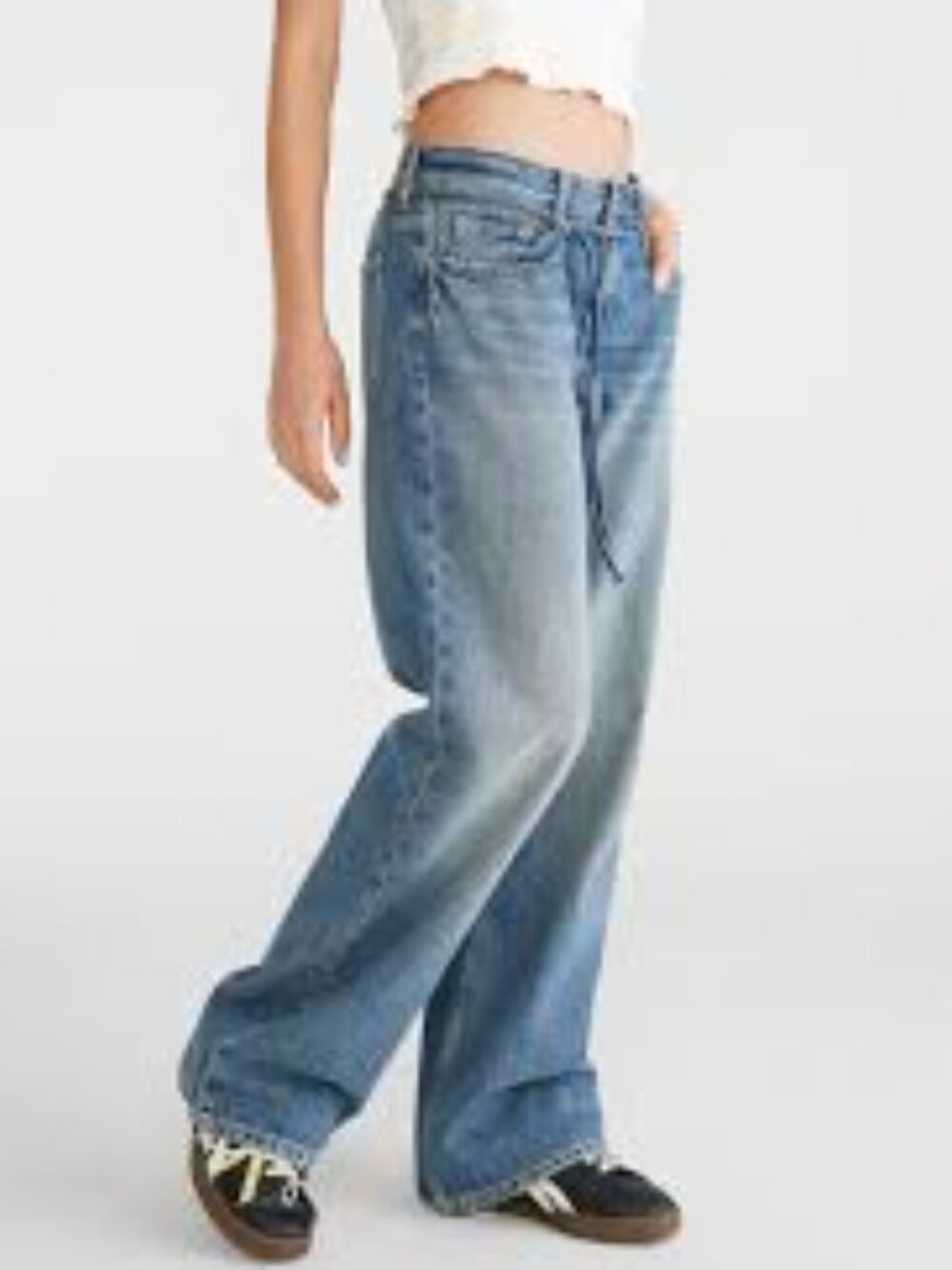Aeropostale Low Rise Baggy Wide Leg -Size 14